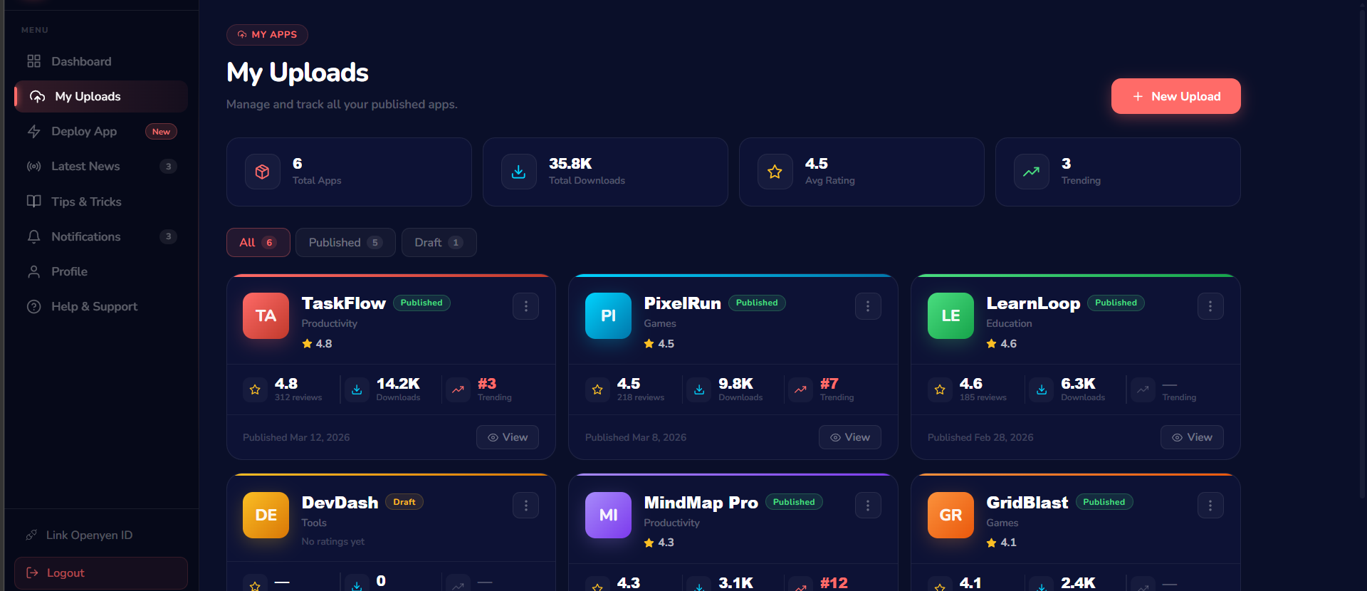 Preview before you commit with openapp preview