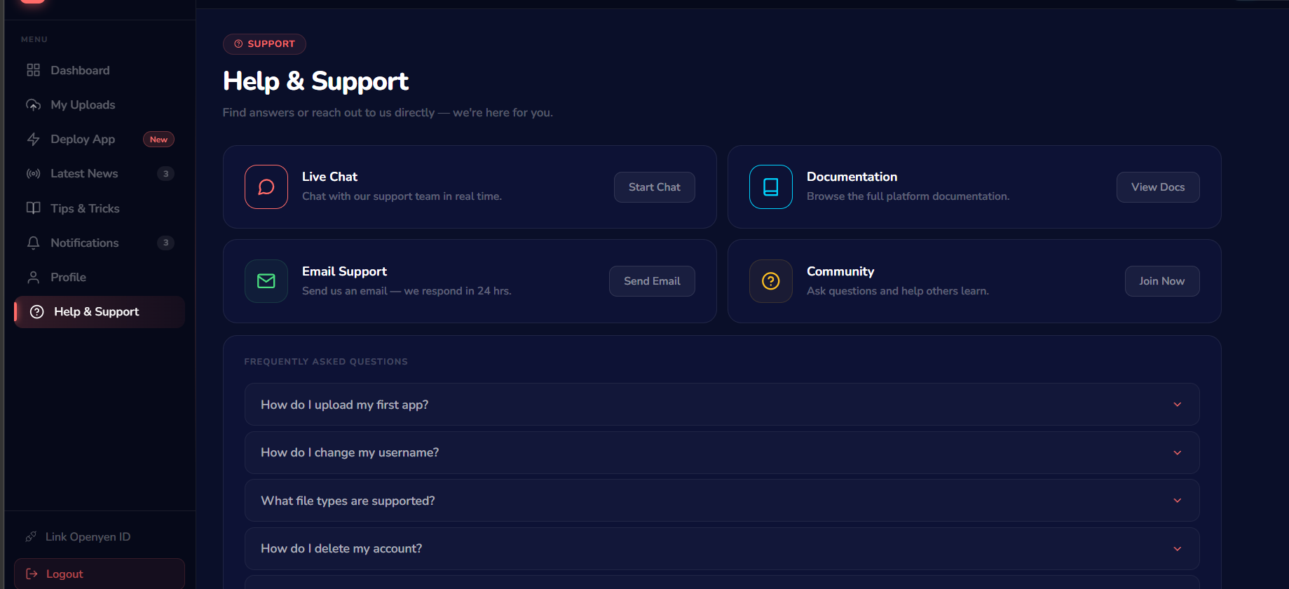 Deploy for just 50 coins — no subscriptions